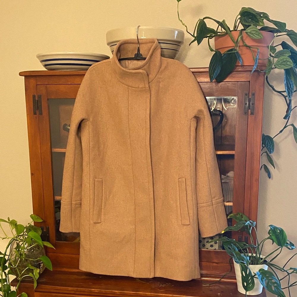 NWT J Crew Factory Tan Women's Coat